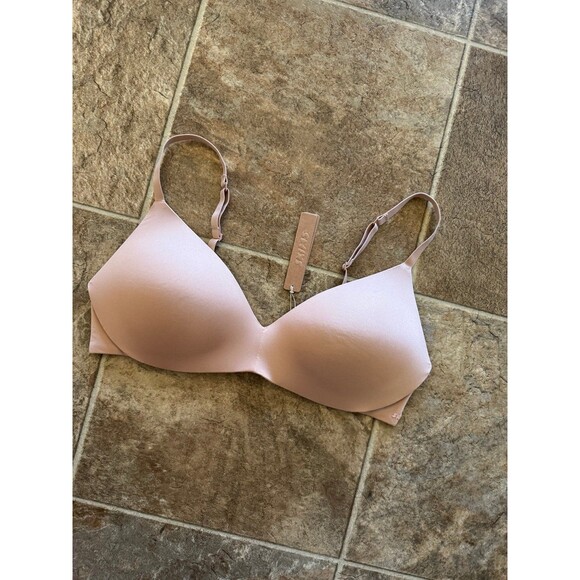 Skims Wireless Form Push-up Bra Clay Size 36C - Picture 3 of 7